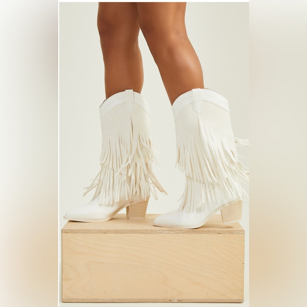 Fringe Western Boots